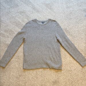 Van Heusen Men's Light Gray Crewneck Sweater